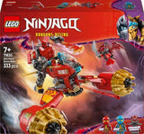 LEGO NINJAGO Kai's Storm Rider Mech - Flygande motorcykelleksak med 3 minifigurer - Mek med rörligt huvud, armar och ben - Byggleksak - Present till pojkar och flickor i åldern 7+ 71830 Byggset Besuche den LEGO-Store