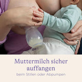 Lansinoh Silikon Milchpumpe & Muttermilchauffänger - Angenehmes & Extrem Weiches Silikon - Rettet Jeden Tropfen Muttermilch - Alternativ Zu Milchauffangschalen, 1 Stück (1Er Pack) Tillbehör Mat och Amning Bebe Naty Shop