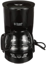 Russell Hobbs kaffebryggare [Digital timer, duschmunstycke för optimal extraktion och arom] Texturer+ (1 till 12 koppar, 1,25 l glaskaraff, värmeplatta, antidroppsystem) Filterkaffebryggare 22620-56