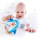 Baby Einstein Magic Touch musikalisk leksak med trätrumma för 6 månader och uppåt & Hape Penguin Musical Wobbler, färgglad vinklar melodi, Roly-Poly Toy för 6 månader och uppåt Bebe Toys Naty Shop