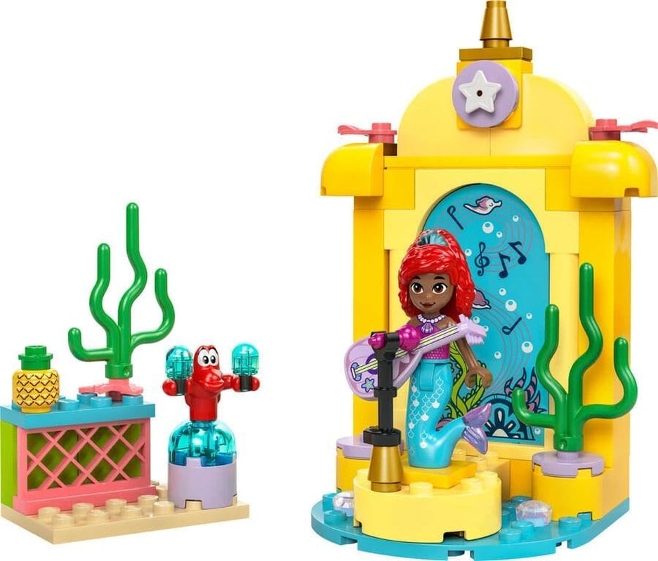 LEGO Ç€ Disney Princess Arielle's Musical Scen Byggleksak för barn med 2 figurer, presentidé för flickor och pojkar från 4 år och TV-seriefans, Barnleksak 43235 Byggset Beuche den LEGO-Store