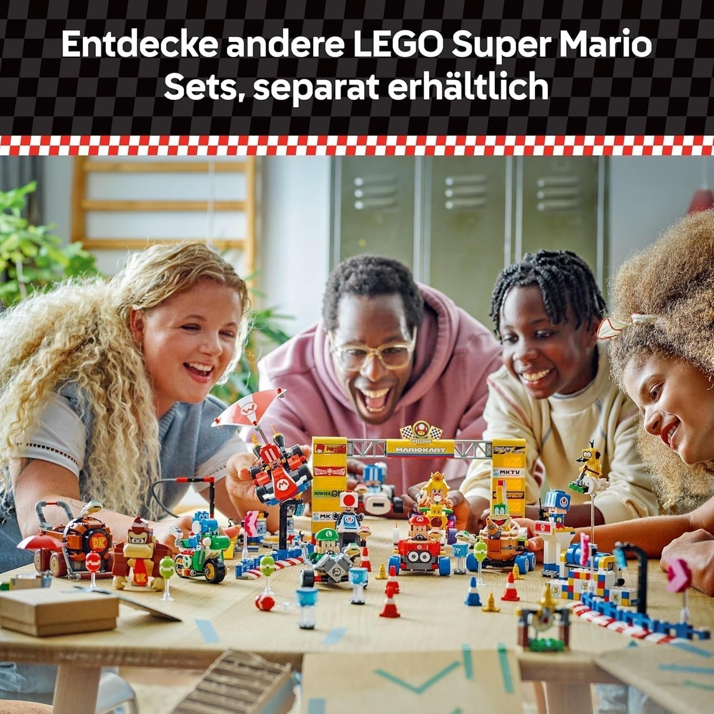 LEGO Mario Kart - Baby Mario vs. Baby Luigi Nintendo Samlarfigurer 2 Byggbara Speedmen-leksakspresent för pojkar, flickor och spelare från 8 år och uppåt Äventyrsleksak 72034 Byggset Besuche den LEGO-Store