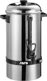 Saro espressomaskin med runt filter - 6,75 L / 40 koppar - rostfritt stål - brygg- och varmhållningsfunktion - säkerhetskran - siktglas - 1,5 kW - modell SAROMICA 6005