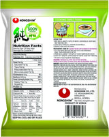 NONGSHIM - Soon Veggie Ramyun Instant Nudles - 6 x 112 g - Multi Pack