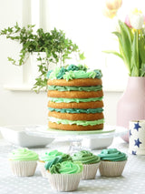 Sugarflair Pasta matfärg, grön, set med 4, matfärg för pasta, fondant, marsipan, sockerpasta, smörkräm och mer: Ilex Green, Spring Green, Spruce Green, Party Green - Set om 4