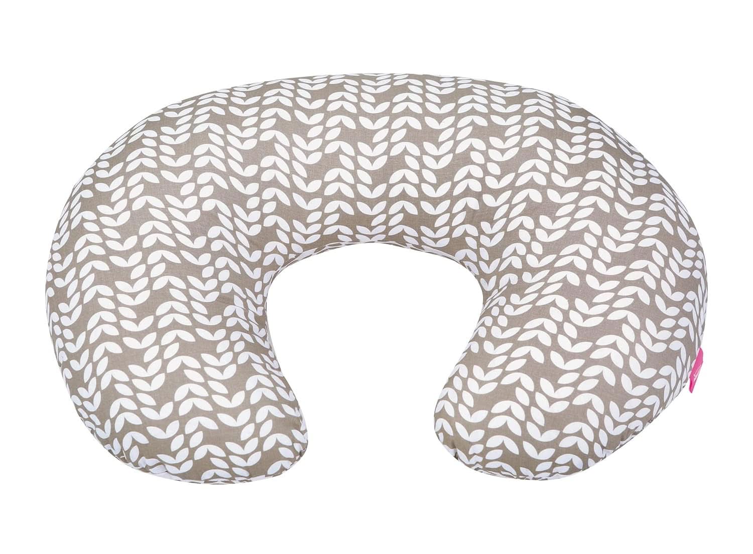 Ergonomisk amningskudde, Oeko-Tex Standard 100, beige Tillbehör Mat och Amning Baby Naty Shop Klassiskt beige blad