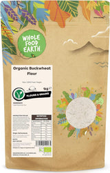 Wholefood Jord Ekologiskt Bovetemjöl 1kg | Grym | Icke-GMO | Vegan | Certifierad ekologisk