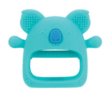 Nuby - Tandhandske av silikon, BPA-fri, blå koala, 3 månader och uppåt