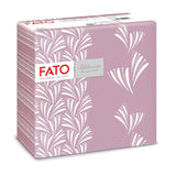 Fato - Torra pappersservetter, airlaid, textileffekt, paket med 50 servetter, 40X40 vikta i 4-format, Tropicana Decor