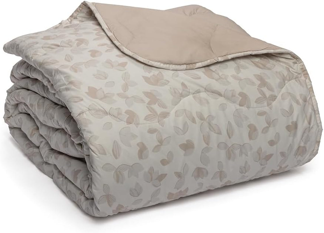 Foppapedretti Notte & Natura Petali sandtäcke, enkelsängstäcke, 100% bomull, tillverkat i Italien Täcken och täcken Naty Shop Sandblåsare Enkelsäng