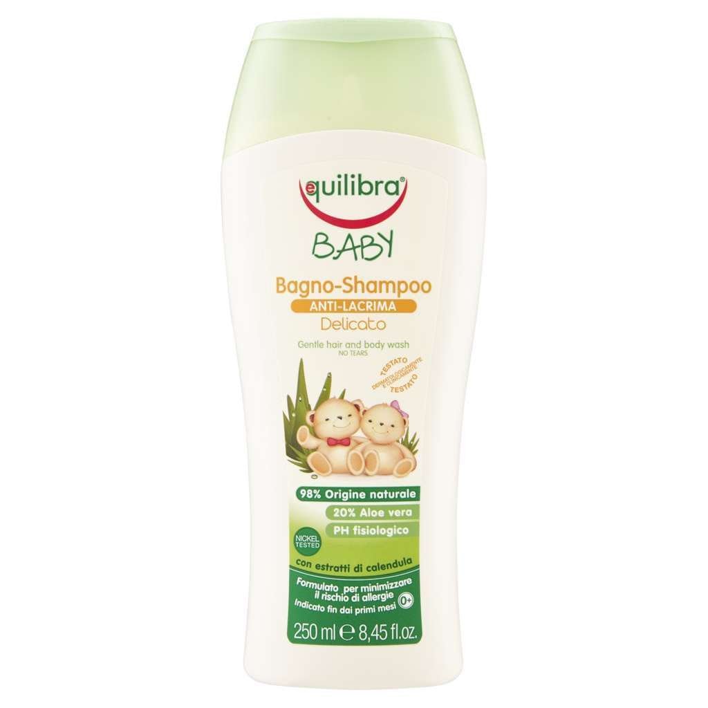 Equilibra Baby Bagno Shampoo 250 M Barn - Bad och hudvård Naty Shop