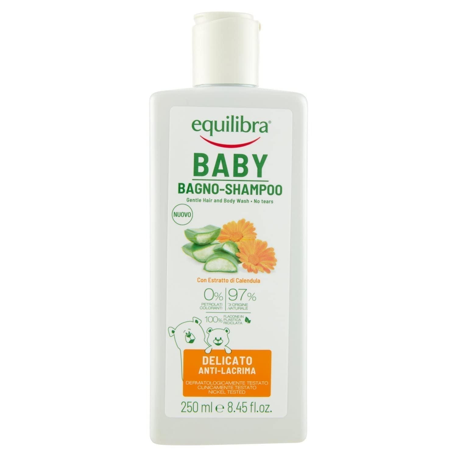 Equilibra Baby Bagno Shampoo 250 M Barn - Bad och hudvård Naty Shop Standardtitel