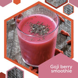 ERBOTECH Gojibär 200 g, gojibär med högt vitamininnehåll, torkad frukt utan socker och svavel, naturlig superfood och rik på energi, Tillverkad i Italien Dehydrerade produkter Naty Shop