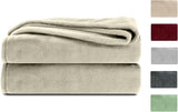 Komfortec fluffig filt, bekväm filt, fleecefilt, Oeko-Tex certifierad, supermjuk, 150X200 Cm, 260 G/M², beige Sängar och filtar Besuche den Komfortec-Store Ecru 220 X 240 Cm
