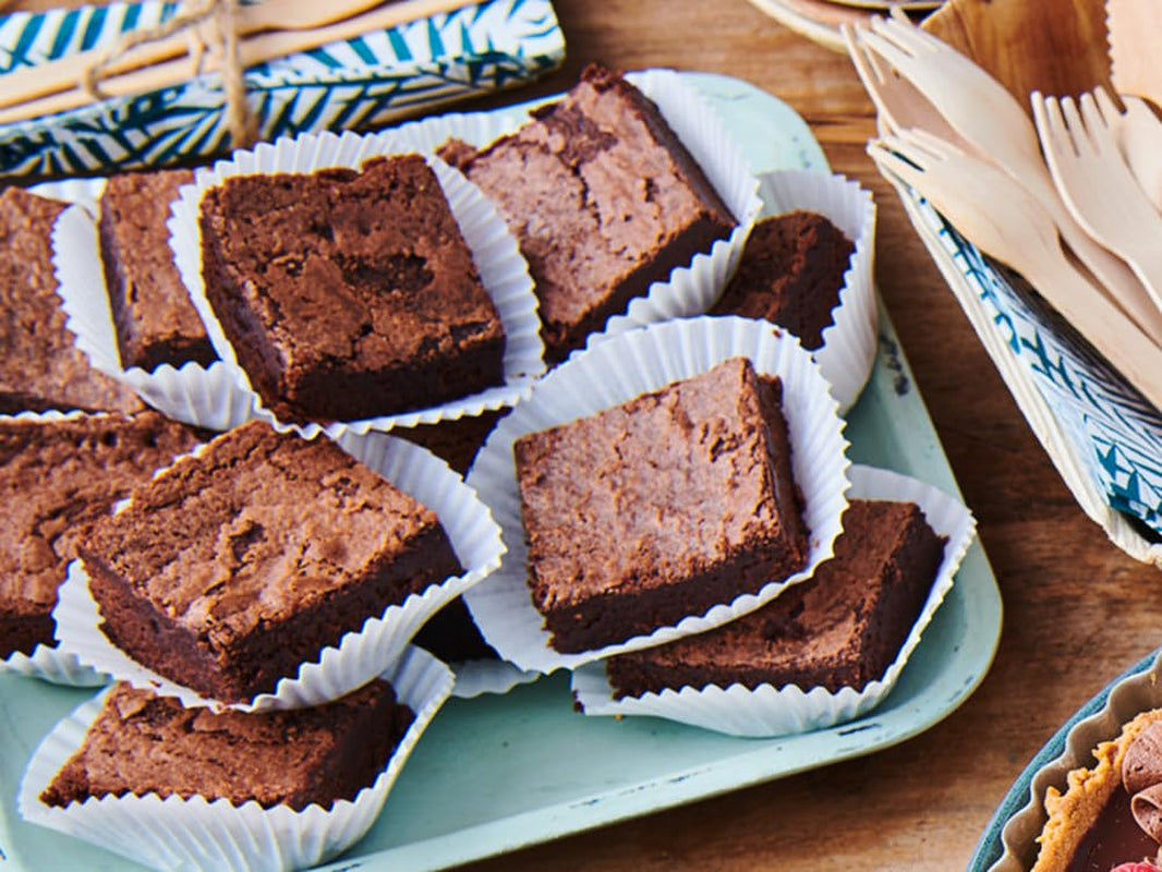 Mix Für Fudge Brownie: Einfach Zu Berübenender, Extrem Fudgy Brownie Mit Richem Schokoladengeschmack, Halal. 500 G. Blandning för bakning och matlagning Naty Shop