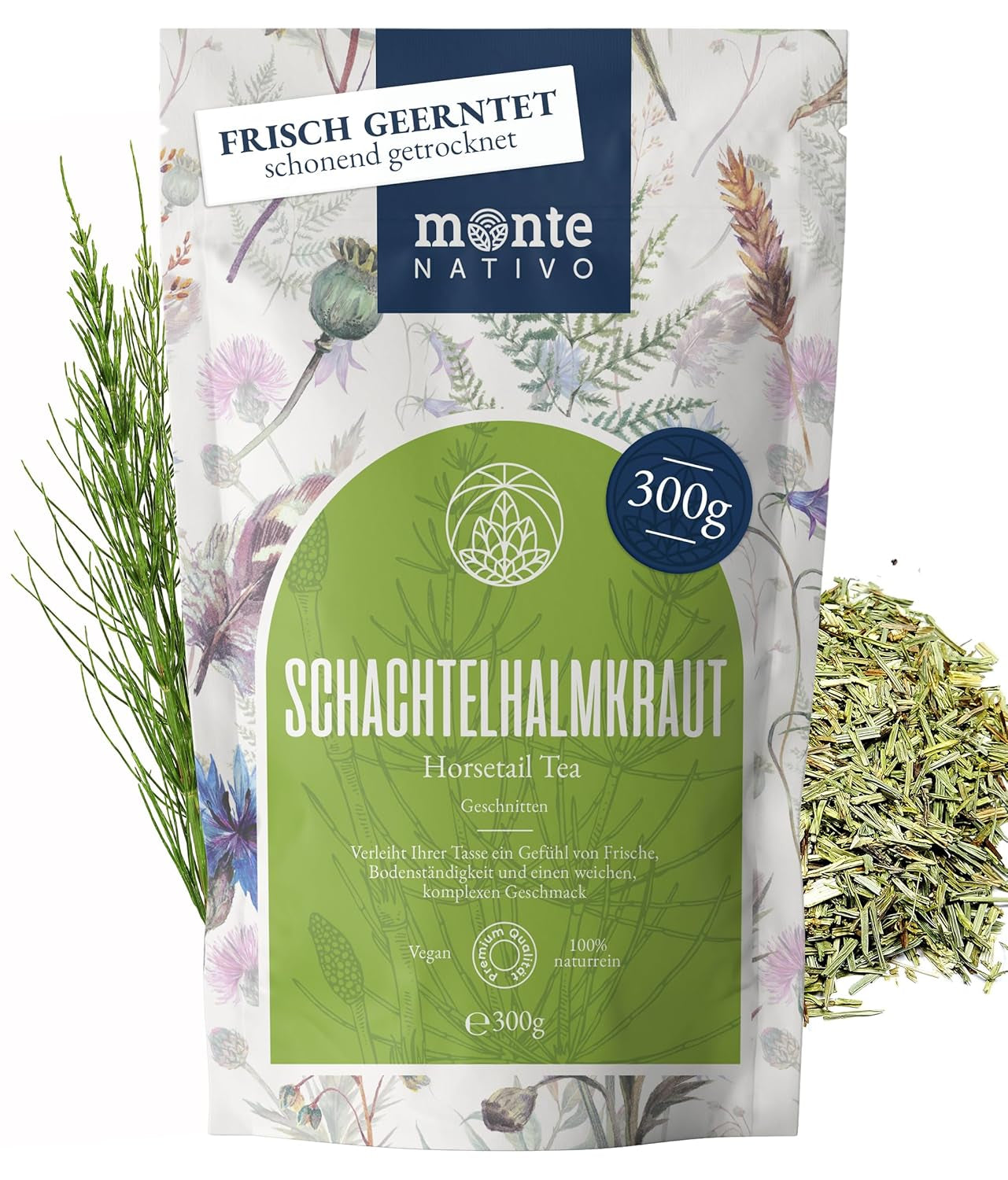 Monte Nativo Ceremonial Matcha Powder (40g) - perfekt för matcha te, lattes och smoothies - grönt te från Japan - ceremoniell kvalitet, i metalllåda - 100% ren, glutenfri, finmalen