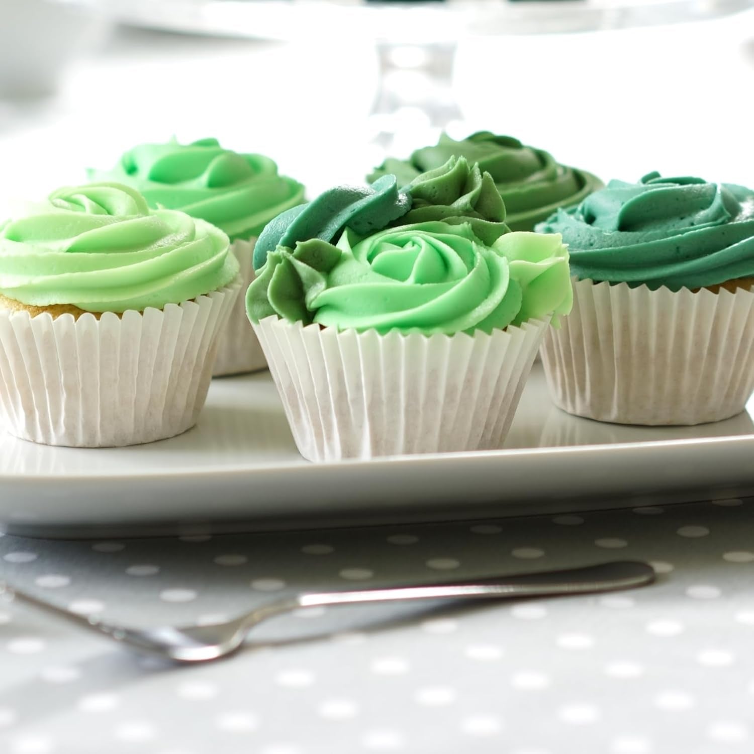 Sugarflair Pasta matfärg, grön, set med 4, matfärg för pasta, fondant, marsipan, sockerpasta, smörkräm och mer: Ilex Green, Spring Green, Spruce Green, Party Green - Set om 4