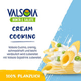 Condisoia grädde, idealisk matlagningsgrädde för personer med laktosintolerans, veganer och vegetarianer, mångsidig i köket, 6 x 200 g