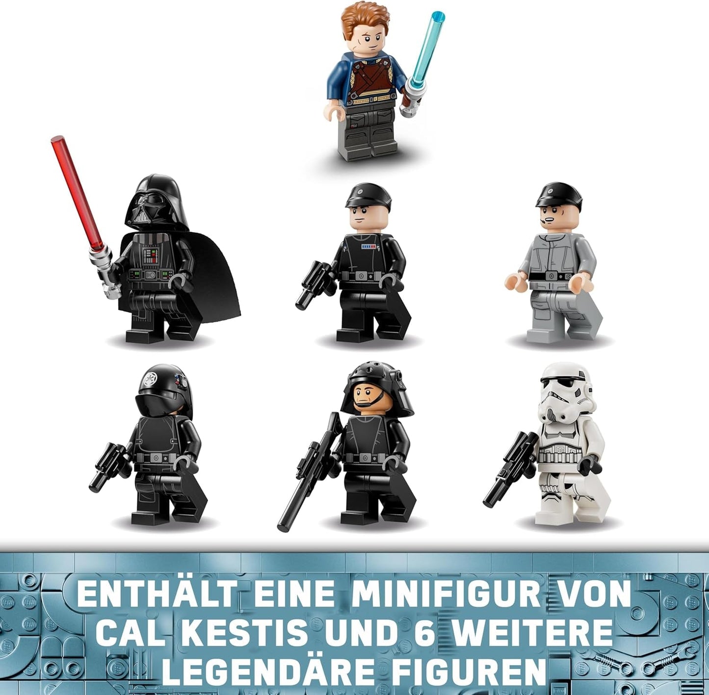 LEGO Star Wars Imperial Star Destroyer, rymdskeppsset, byggleksak, Darth Vader och Cal Kestis lekset, födelsedagspresent för pojkar, flickor och fans 75394 Byggset Besuche den LEGO-Store