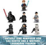 LEGO Star Wars Imperial Star Destroyer, rymdskeppsset, byggleksak, Darth Vader och Cal Kestis lekset, födelsedagspresent för pojkar, flickor och fans 75394 Byggset Besuche den LEGO-Store
