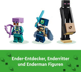 LEGO Minecraft The End Dragon and the End Ship Action Leksak och Discovery Set Videospel Byggset Äventyrsset Present för pojkar och flickor 8 år gamla 21264 Byggset Beuche den LEGO-Store