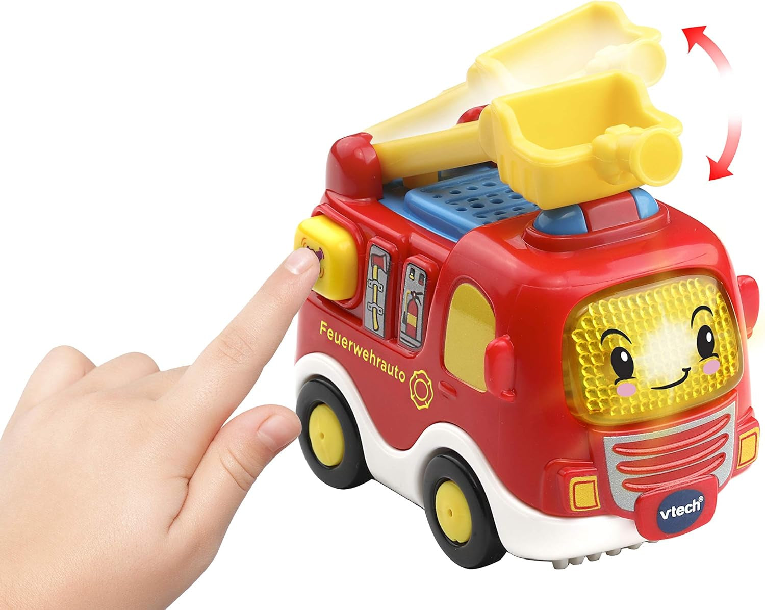 Vtech TUT TUT Baby Flitzer - Parkeringsgarage, färgglad, 66,6 x 75,3 x 45,1 cm & TUT TUT Baby Flitzer - Brandbil - leksaksbil med musik, ljusknapp, meningar och intressanta ljud Bebe Toys Naty Shop