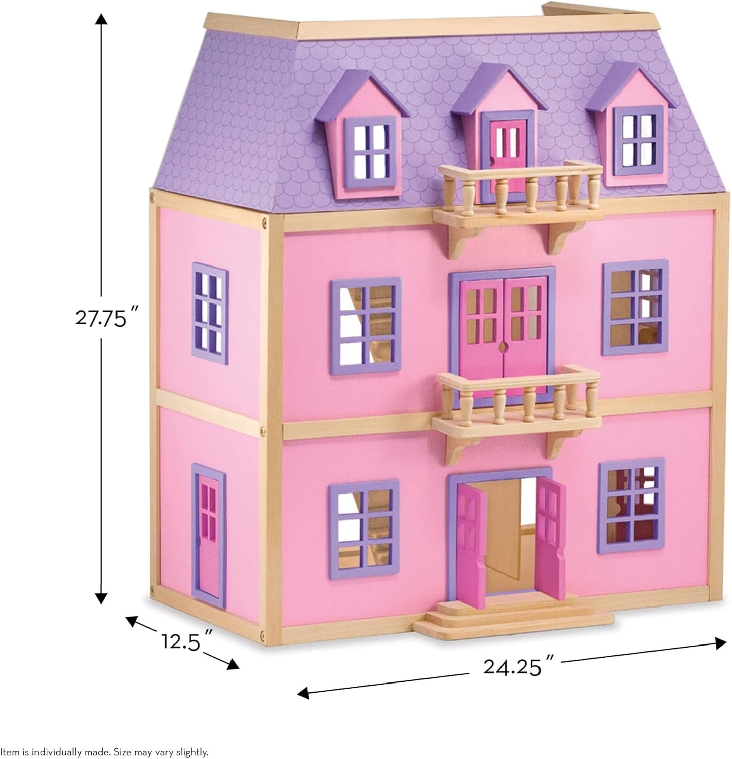 Melissa & Doug dockhus i trä