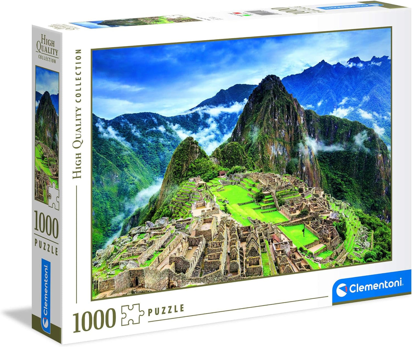 Clementoni 39604 Machu Picchu - Pussel 1000 bitar från 9 år, Färgglatt pussel för vuxna med djärva färger, Skicklighetsspel för hela familjen, Trevlig presentidé Puzzle Naty Shop