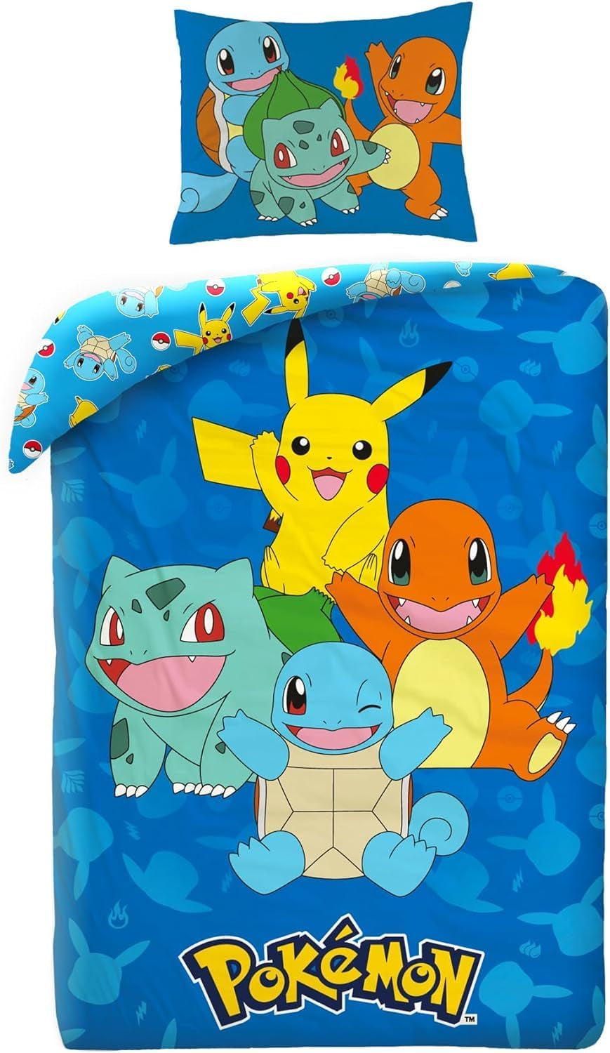 Sängkläder för barn, Pokemon, mikrofiber Sängkläder - barn Naty Shop Standardtitel