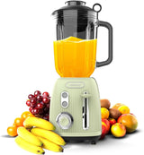 Cecotec Standmixer Retro Power Black Titanium Retrogreen. 1200W Maximale Leistung, 2 Geschwindigkeiten, 4-Klingen-Messer Mit Schwarzer Titanbeschichtung Och 1,5L Krug, Vintage-Design i Grün Kitchen Naty Shop Green