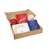 Lindt Choklad Pralin Presentset | 477g | 5 askar Lindt-praliner i varianterna: Exquisite, Mini Praline, LINDOR Gift, Small Thank You, From the Heart | Pralingåva | Choklad present
