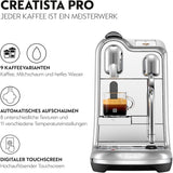 Sage Nespresso Creatista Pro espressomaskin, rostfritt stål, borstat rostfritt stål