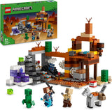 LEGO Minecraft Badlands Mine Videospelsgruvleksaksset för pojkar och flickor i åldrarna 8+ Kul byggstenar Äventyrsset Födelsedagspresent 21263 Byggset Besuche den LEGO-Store Standardtitel