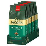 Jacobs Krönung-grädde, hela bönkaffe, förpackning om 4 (4 x 1000 g)