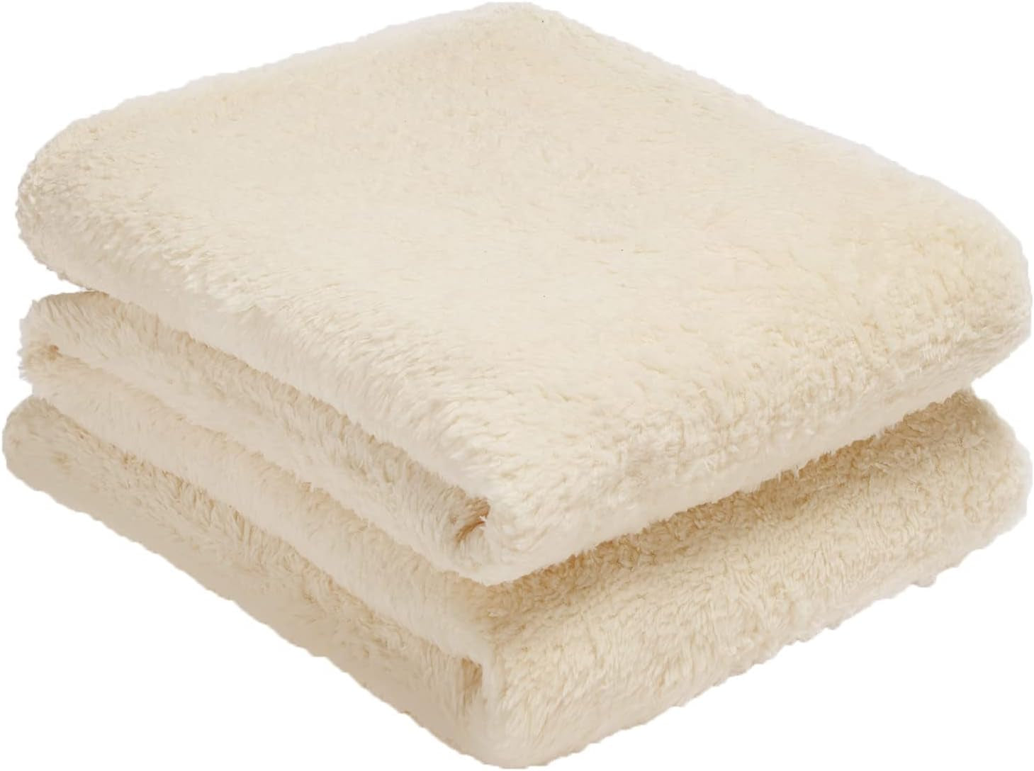 Brentford's Teddy Fleecefilt Stor sängfilt Plysch Supermjuk varm bäddsoffa Överkast Svart - 150 X 200 Cm Sängar och filtar Besuche den Brentfords-Store Crème 150 X 200 Cm