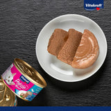 Vitakraft Poésie Mousse, våt kattmat, luftigt skum, med lax, utan tillsatt socker eller spannmål (12 x 85g)