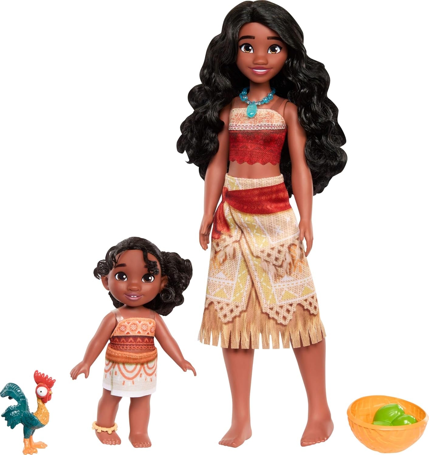Mattel Disney Moana JBT41 Simea modedocka med fotledstillbehör 5 ledade leder och avtagbar outfit Filminspirerad leksak JBT41