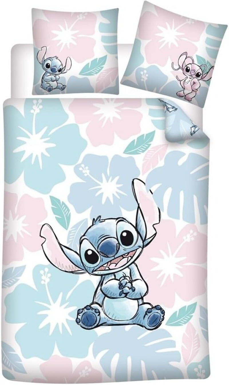 Stitch Flowers sängkläder För enkelsäng Sängkläder - barn Naty Shop Standardtitel