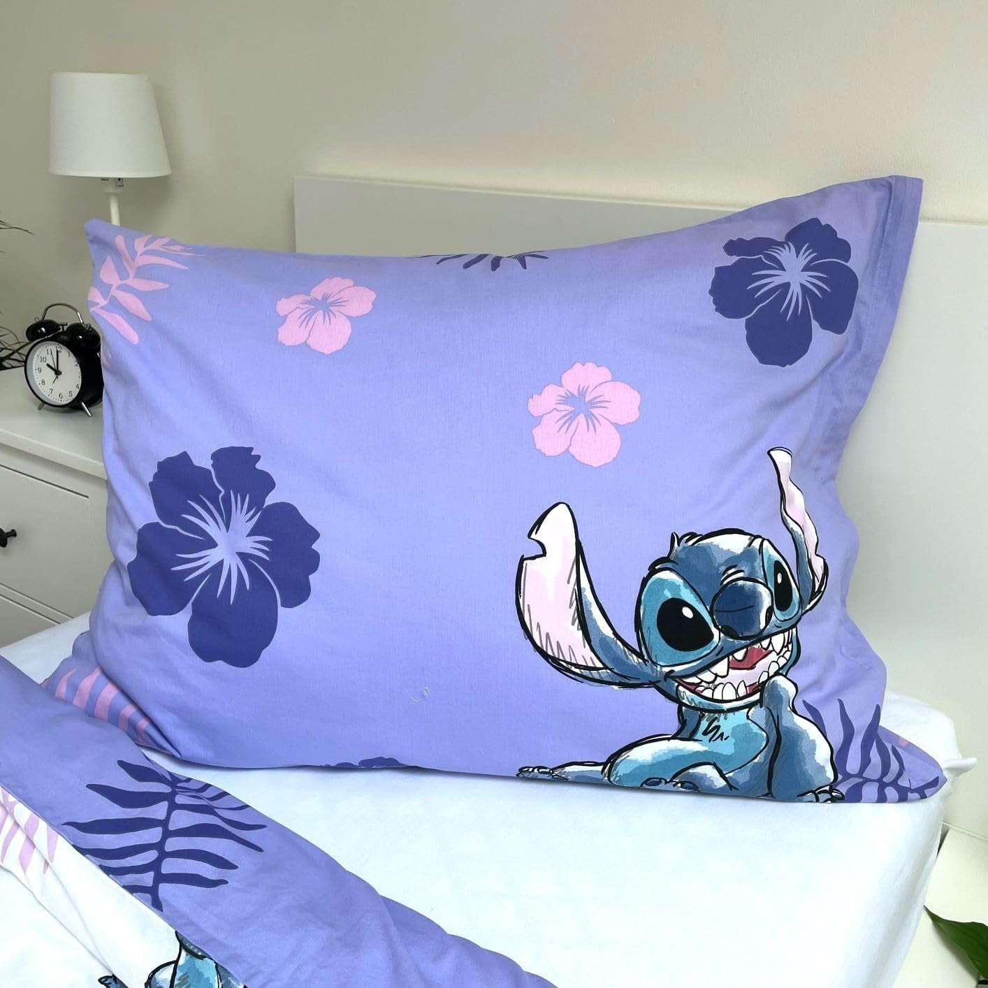 Lilo and Stitch 2-delat sänglinne för barn, 100% bomull Sängkläder - barn Naty Shop