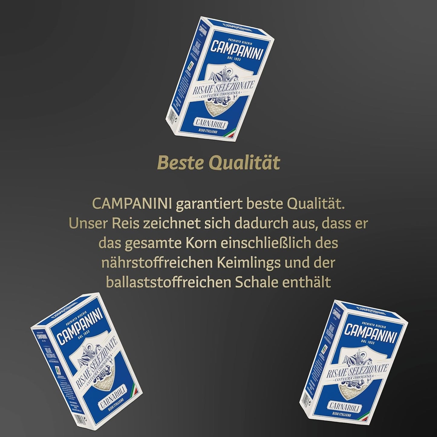 RISO CARNAROLI | Risrisotto | 500 g från Italien | Risotto och soppor | RISERA CAMPANINI