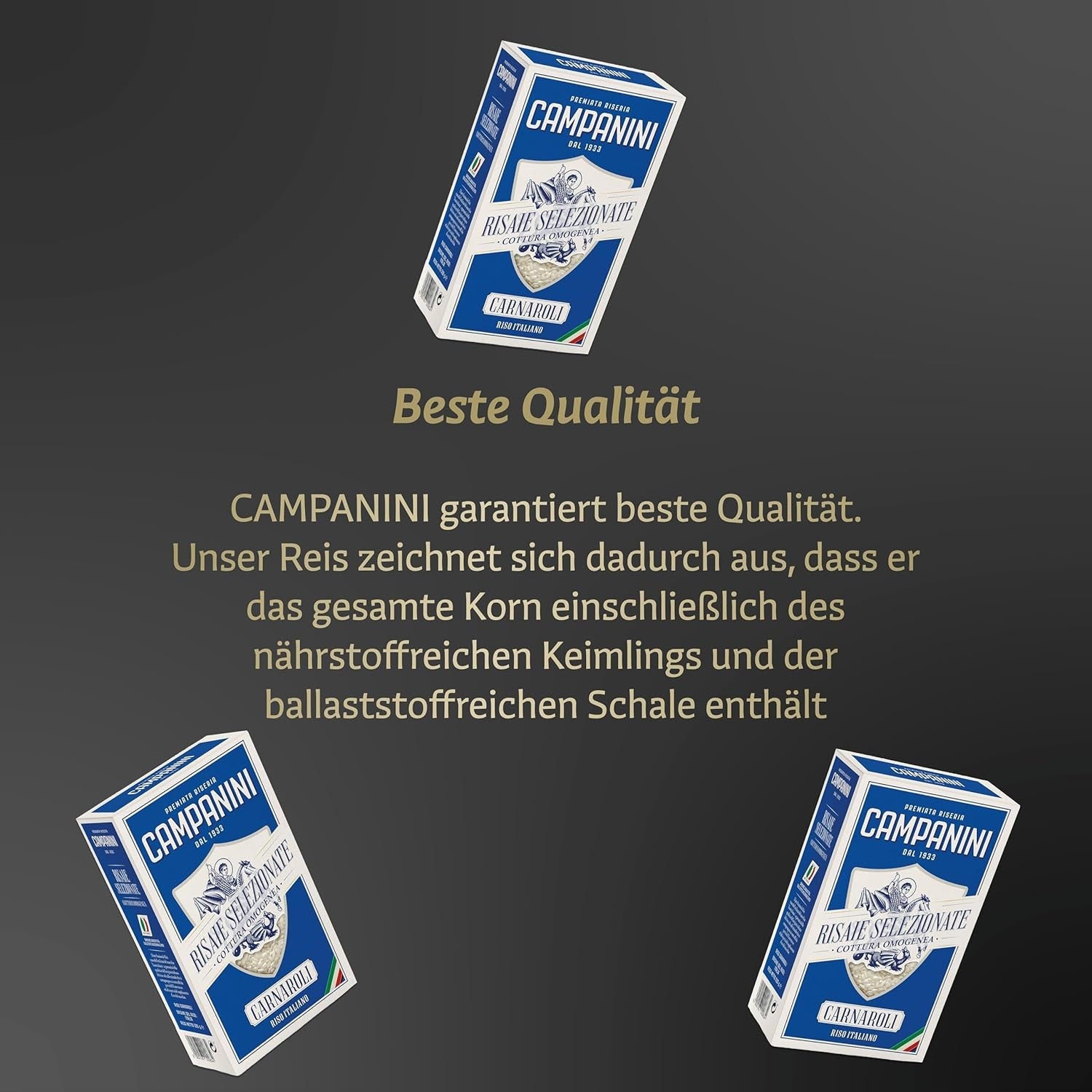 RISO CARNAROLI | Risrisotto | 500 g från Italien | Risotto och soppor | RISERA CAMPANINI