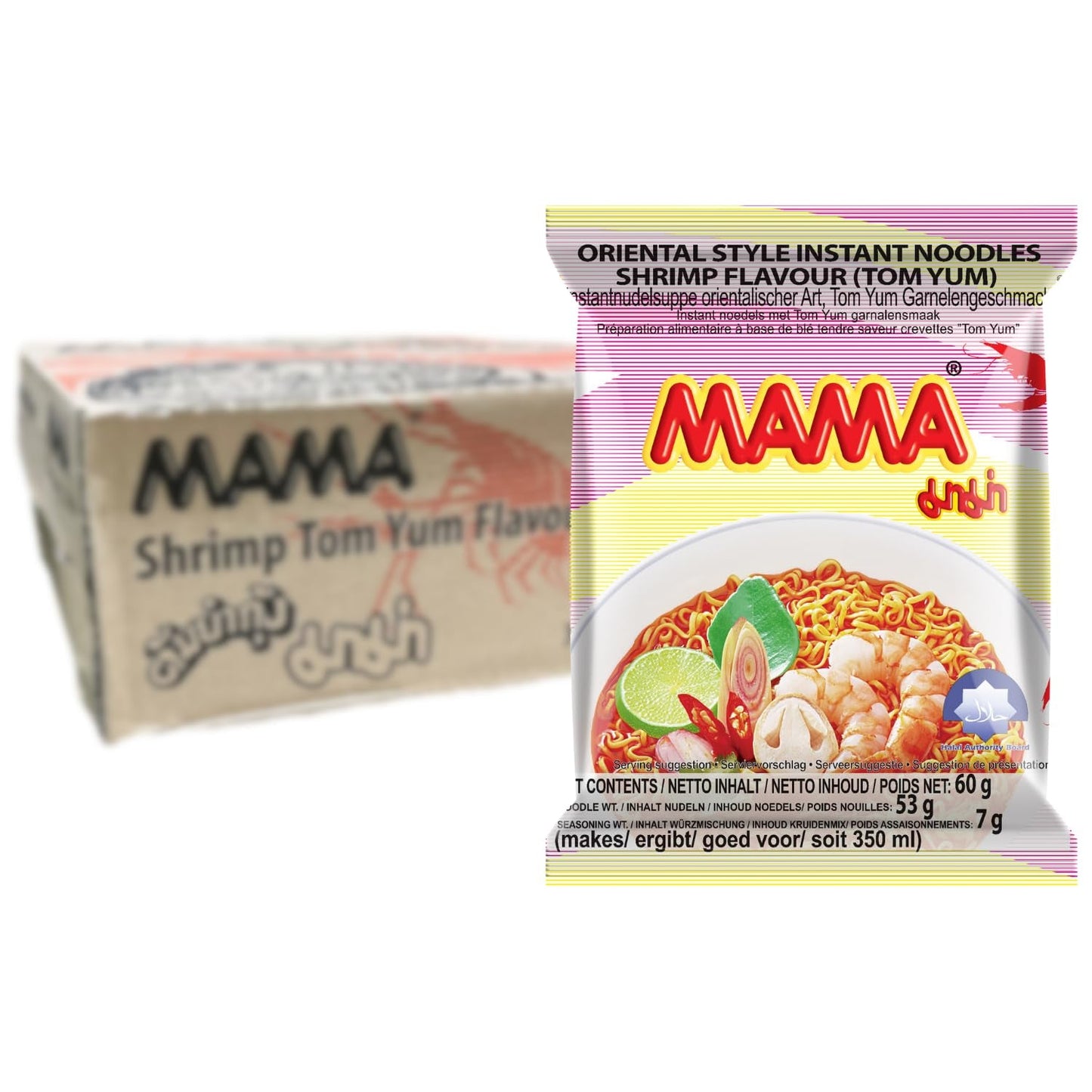MAMA - Snabbnudlar med kyckling - Flerpack (30 X 55 GR)