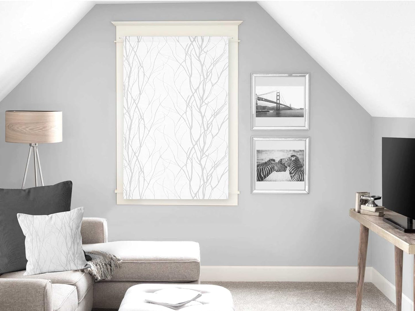Soleil D'Ocre Liane Bise-Bise, Polyester, Vit, 70 X 200 Cm Täcken och täcken Naty Shop Vit H90 X B60 Cm (paket med 1)