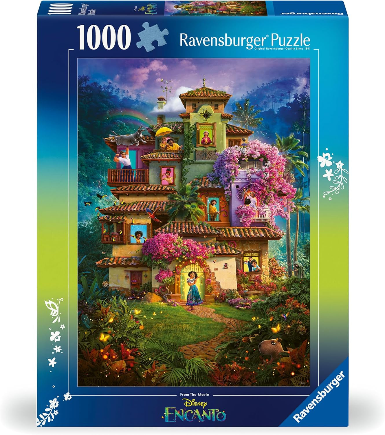 Ravensburger Puzzle 12000608 - Encanto - 1000 bitar Disney Encanto Puzzle För vuxna och barn från 14 år Puzzle Naty Shop