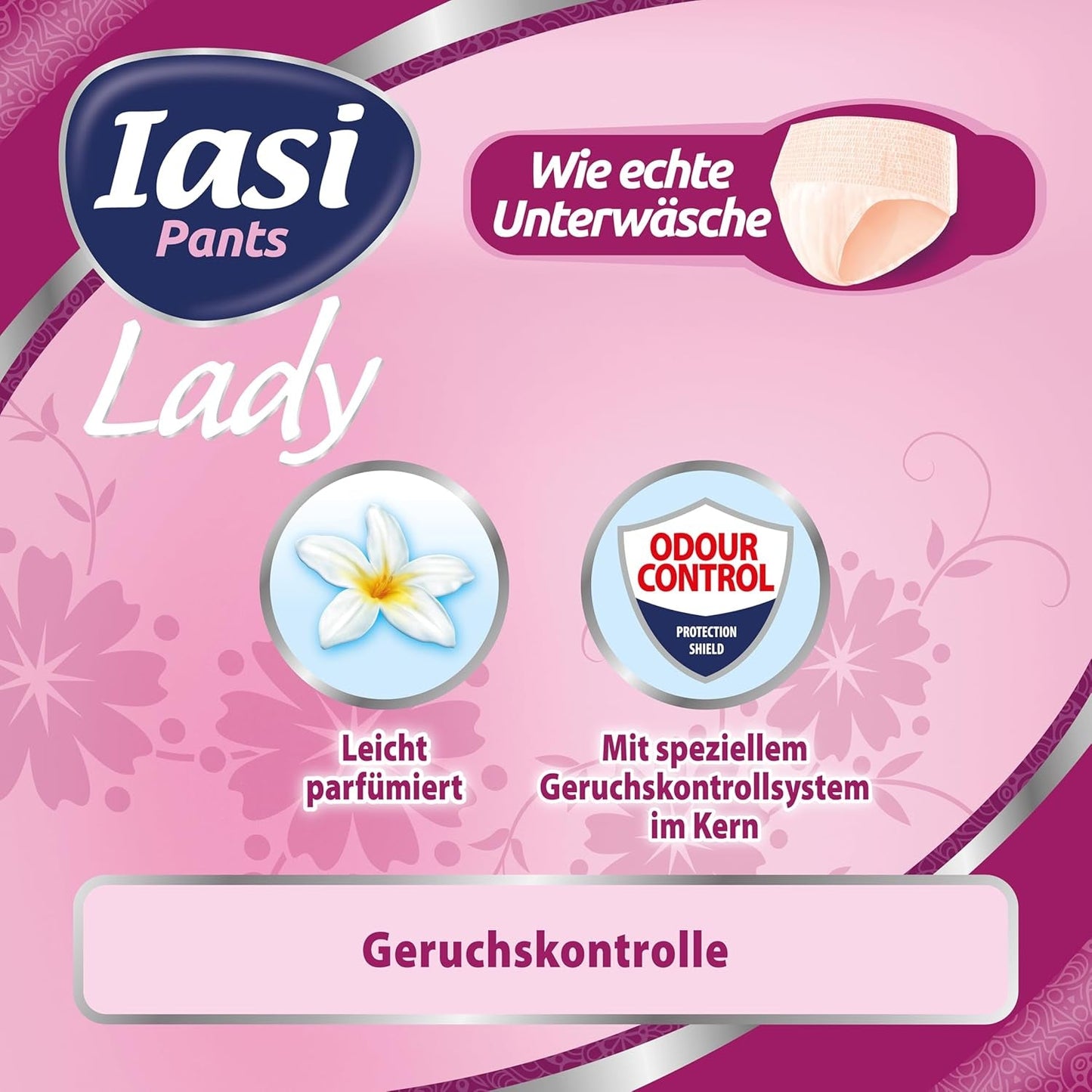 LADY Pants 48 Disponibel urininkontinensbyxor Absorbens Plus Size S för kvinnor 48 st