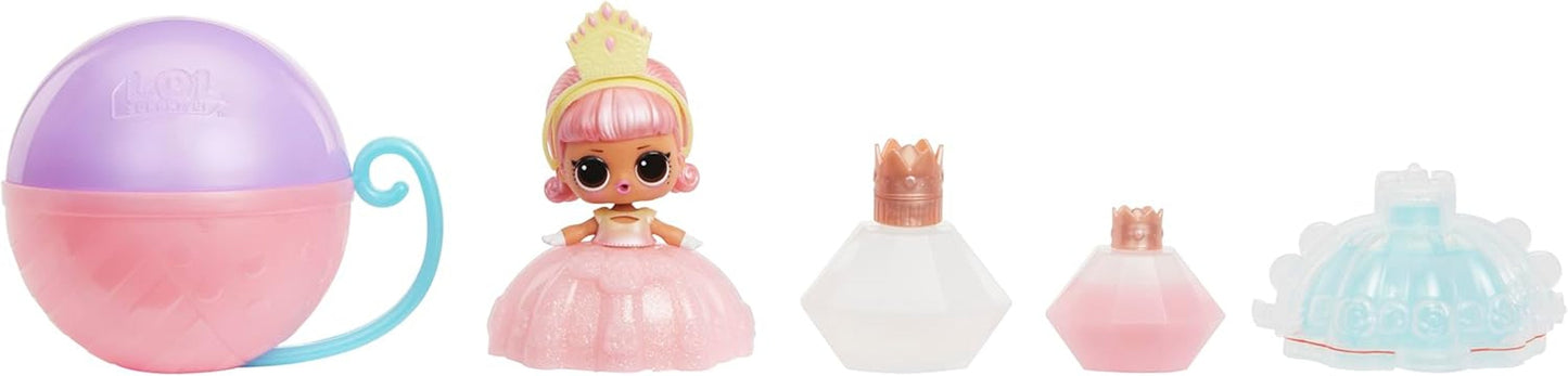 LOL Överraskning! Princess Tots - Innehåller 1 docka, pansarförpackning, 2 färger för att skapa en prinsessklänning, 8 dockor att samla in