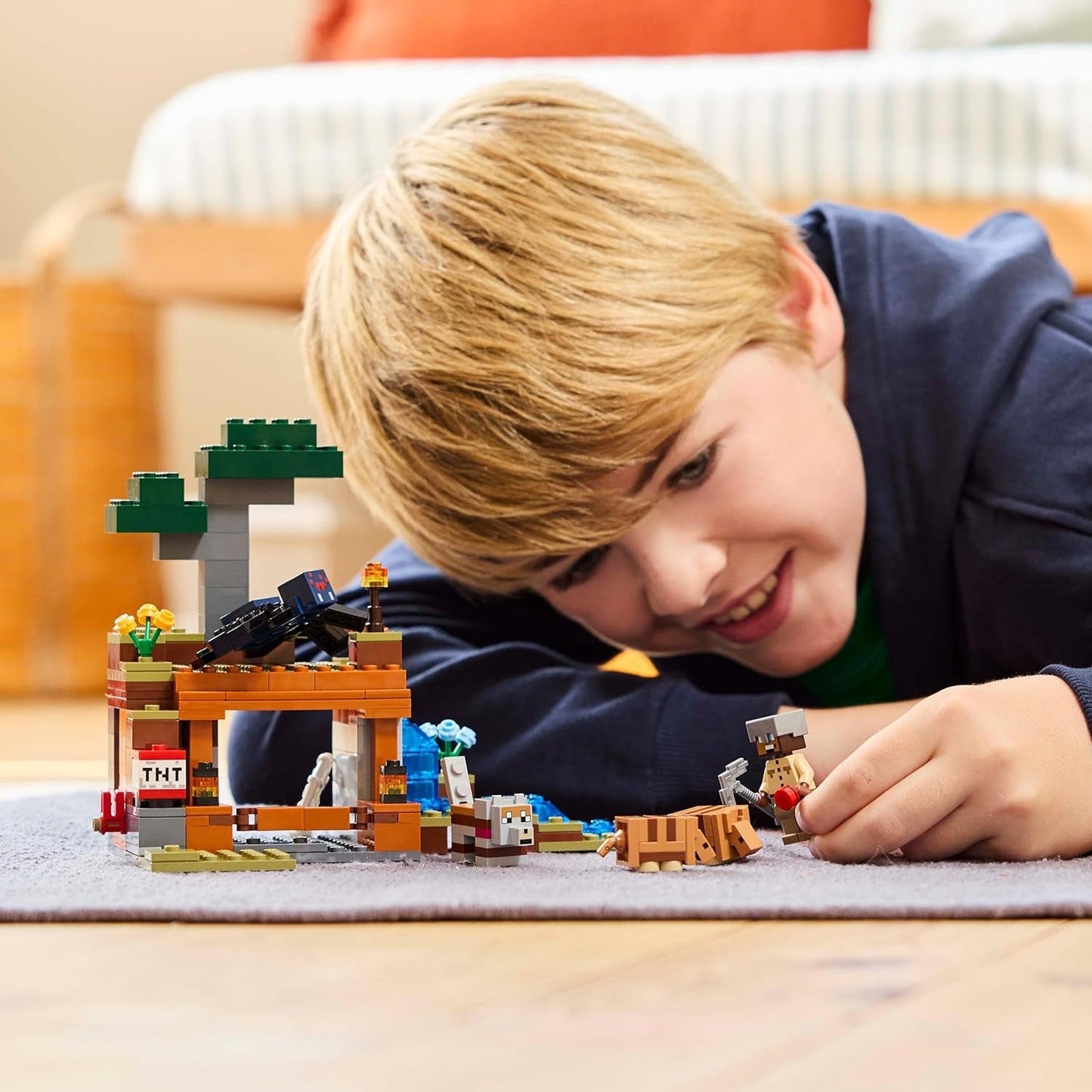LEGO Minecraft Dungeon Mine Expedition Videospel Minifigurset Karaktärsbyggande leksakspresent för pojkar och flickor 8 år gamla 21269 Byggset Besuche den LEGO-Store