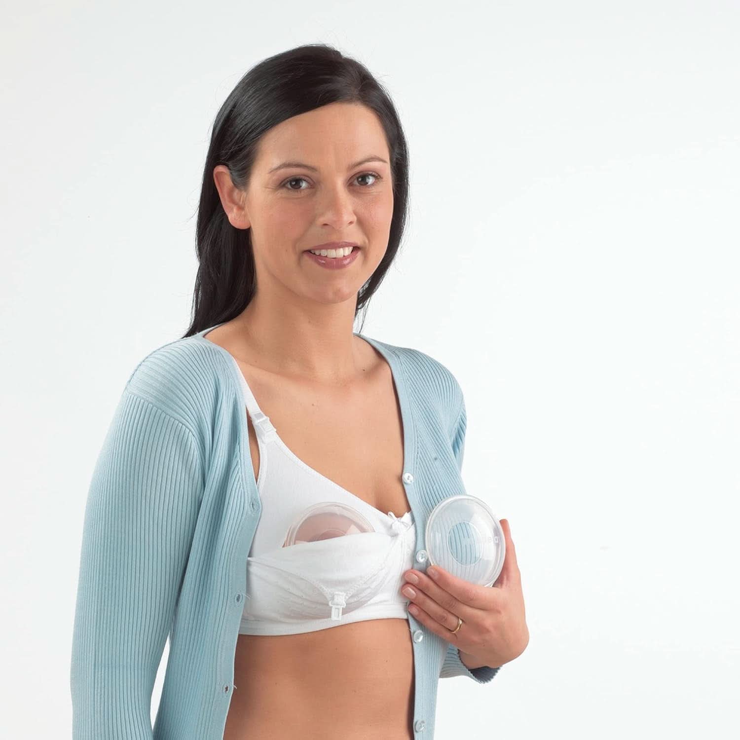 Medela Milk Collection Shells - BPA-, Tillverkad av mjuk, flexibel silikon, Inkluderar 2 st Tillbehör Mat och Amning Bebe Naty Shop