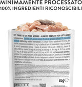 , Tonfisk med blå fisk i gelé, komplett våtfoder för katter, i påse, med ytterligare vitaminer, 100% naturlig, 6 x 85 g