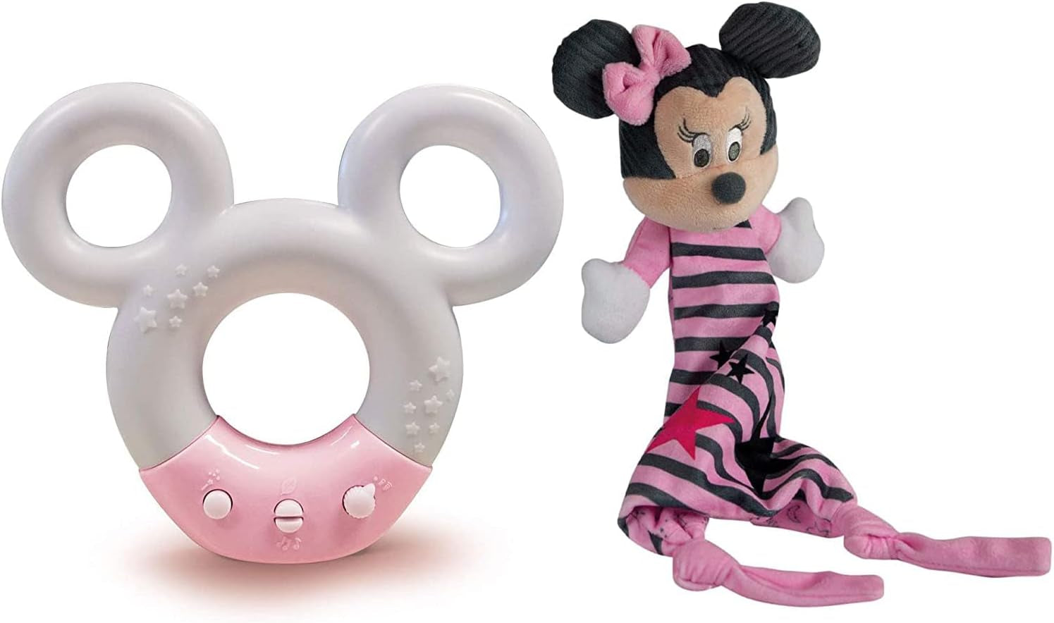 Clementoni 17396 Disney Baby Minnie Ljud & Färg Lampa Nattljus Vit Musik 0 månader + Leksaker Bebe Naty Shop Baby Minnie Lampa